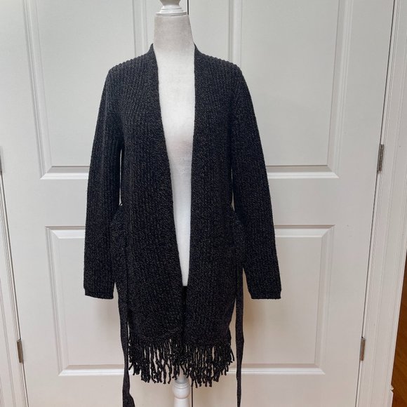 Cardigan With Fringes In Wool And Cashmere from MaxMara - Picture 6 of 12